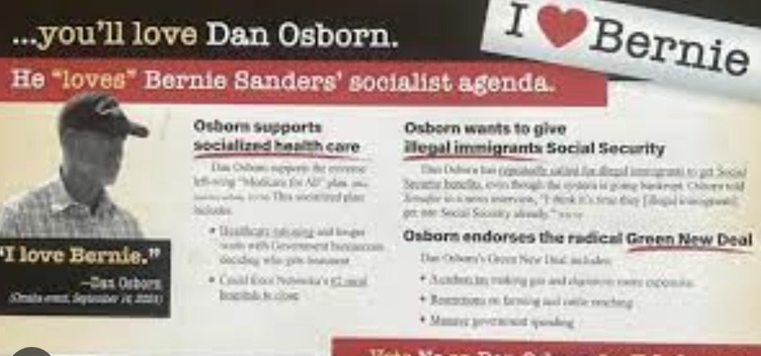 An example of the sort of political mailer that many Nebraskans have received in the past several months. 